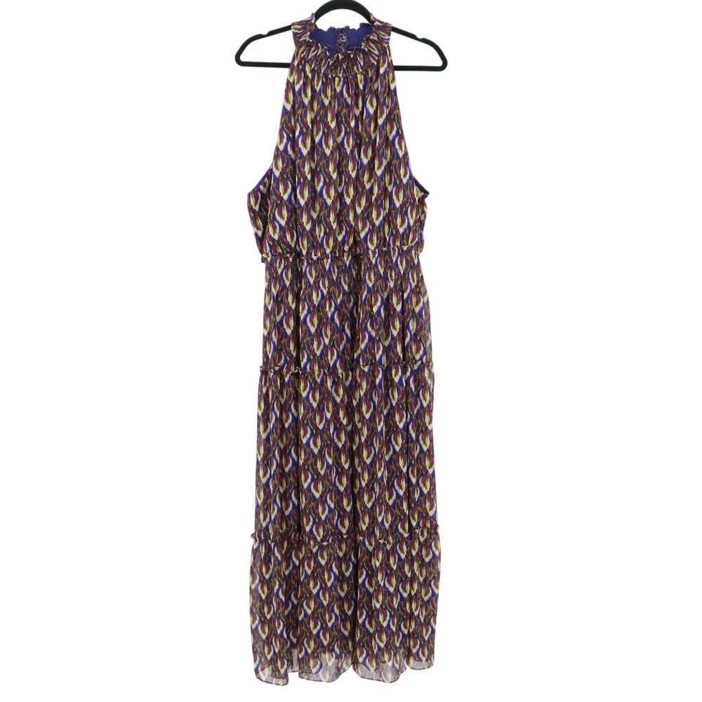 Taylor Sleeveless Maxi Dress Women‎ 20W Multi Boho Resort Wear Vacation Feminine